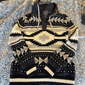 American Eagle Aztec Style Hoodie